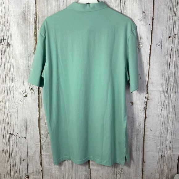 Johnnie O The Original Stretch Jersey Polo in Pistachio Green Size Large F - Picture 8 of 9